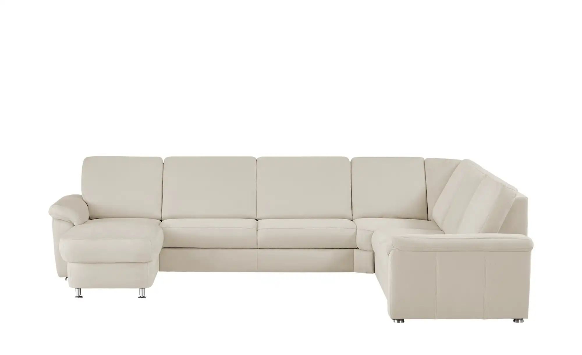 meinSofa Wohnlandschaft Mikrofaser Rita ¦ creme ¦ Maße (cm): B: 330 H: 91 T günstig online kaufen