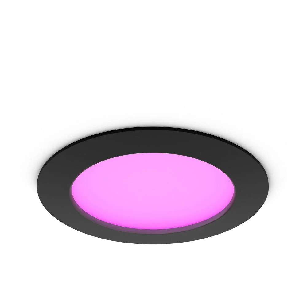 Philips Hue Bluetooth White & Color Ambiance Einbauspot Slim Recessed in Sc günstig online kaufen