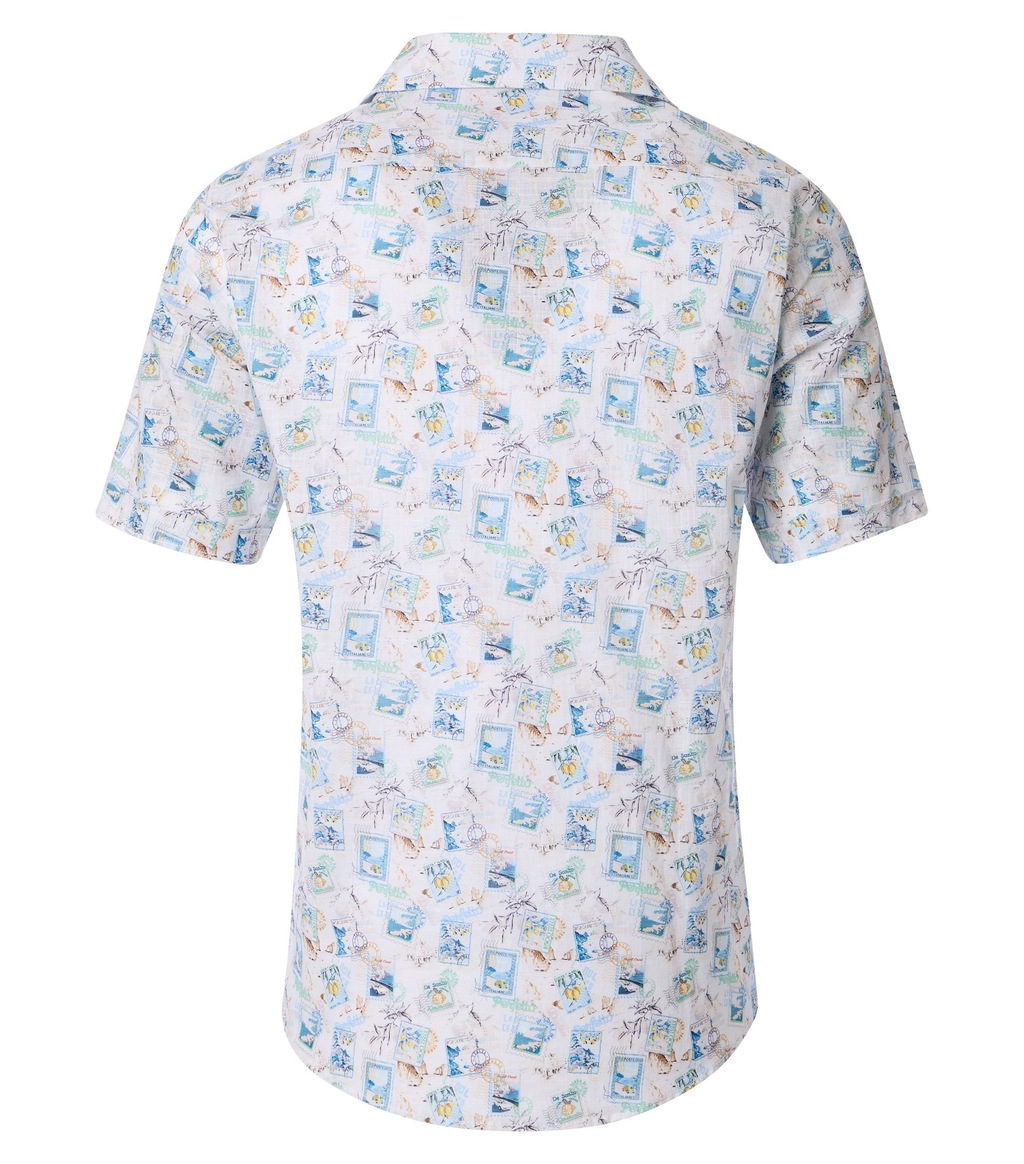 CASAMODA Kurzarmhemd "CASAMODA Freizeithemd Kurzarm Print" günstig online kaufen