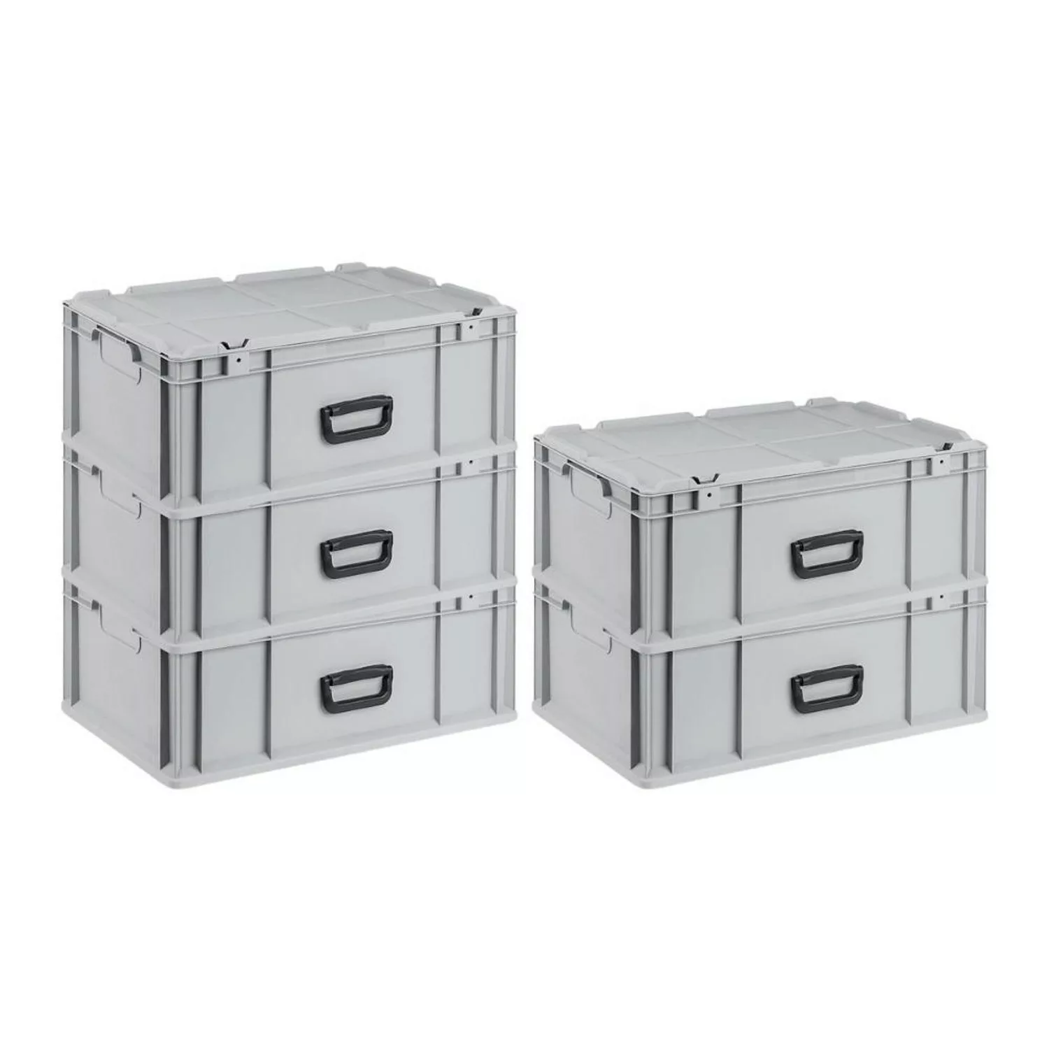 PROREGAL Spar Set 5x Eurobox Nextgen Portable HxBxT 23,5 x 40 x 60 cm 44 Li günstig online kaufen