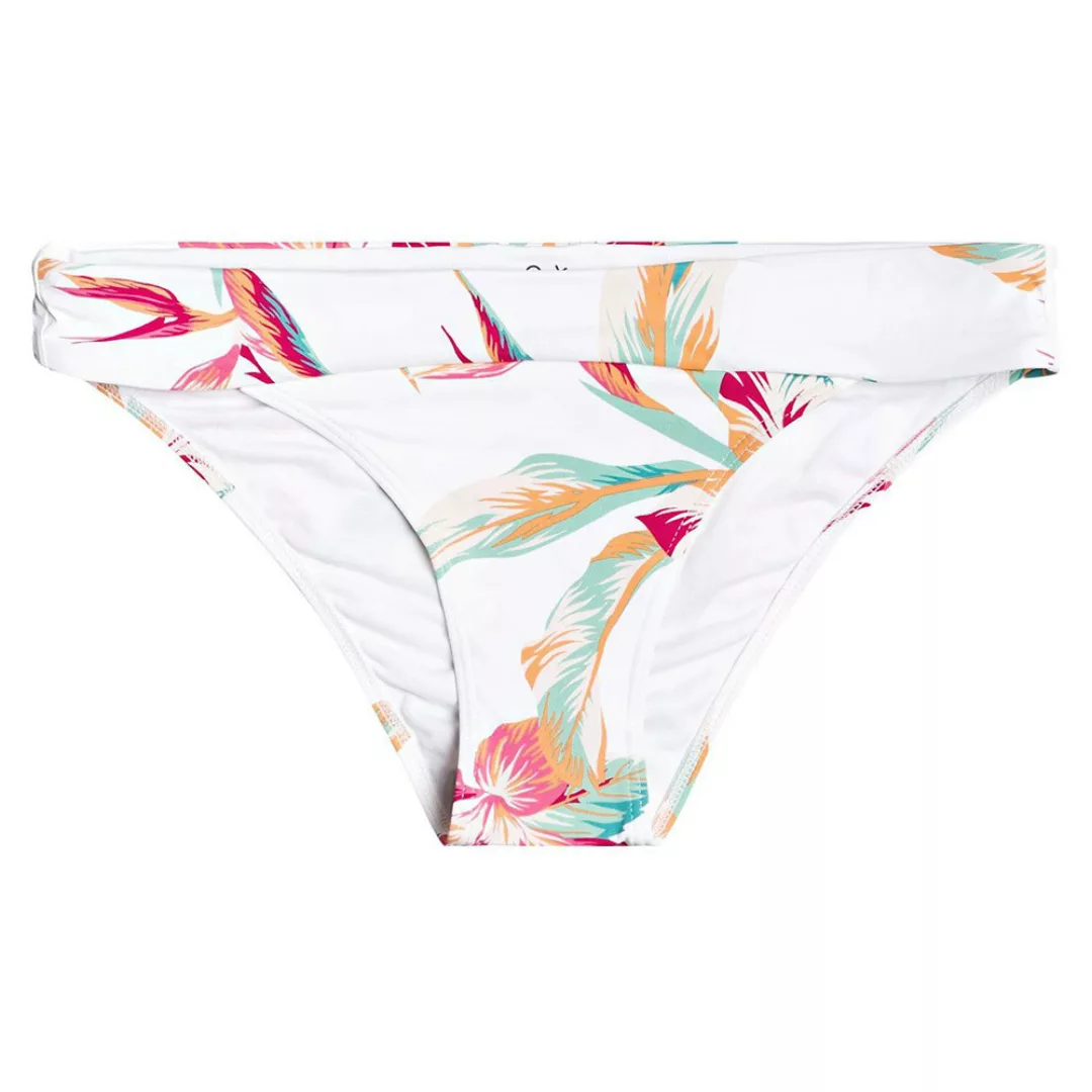 Roxy Lahaina Bay Moderate Bikinihose XS Bright White Tropic Call S günstig online kaufen