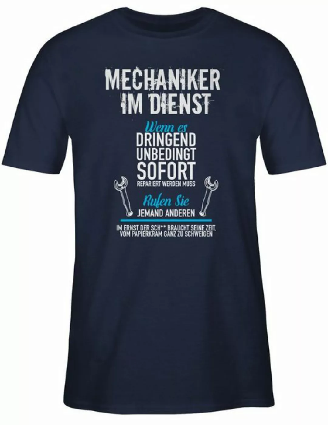 Shirtracer T-Shirt Mechaniker im Dienst Handwerker Geschenke günstig online kaufen