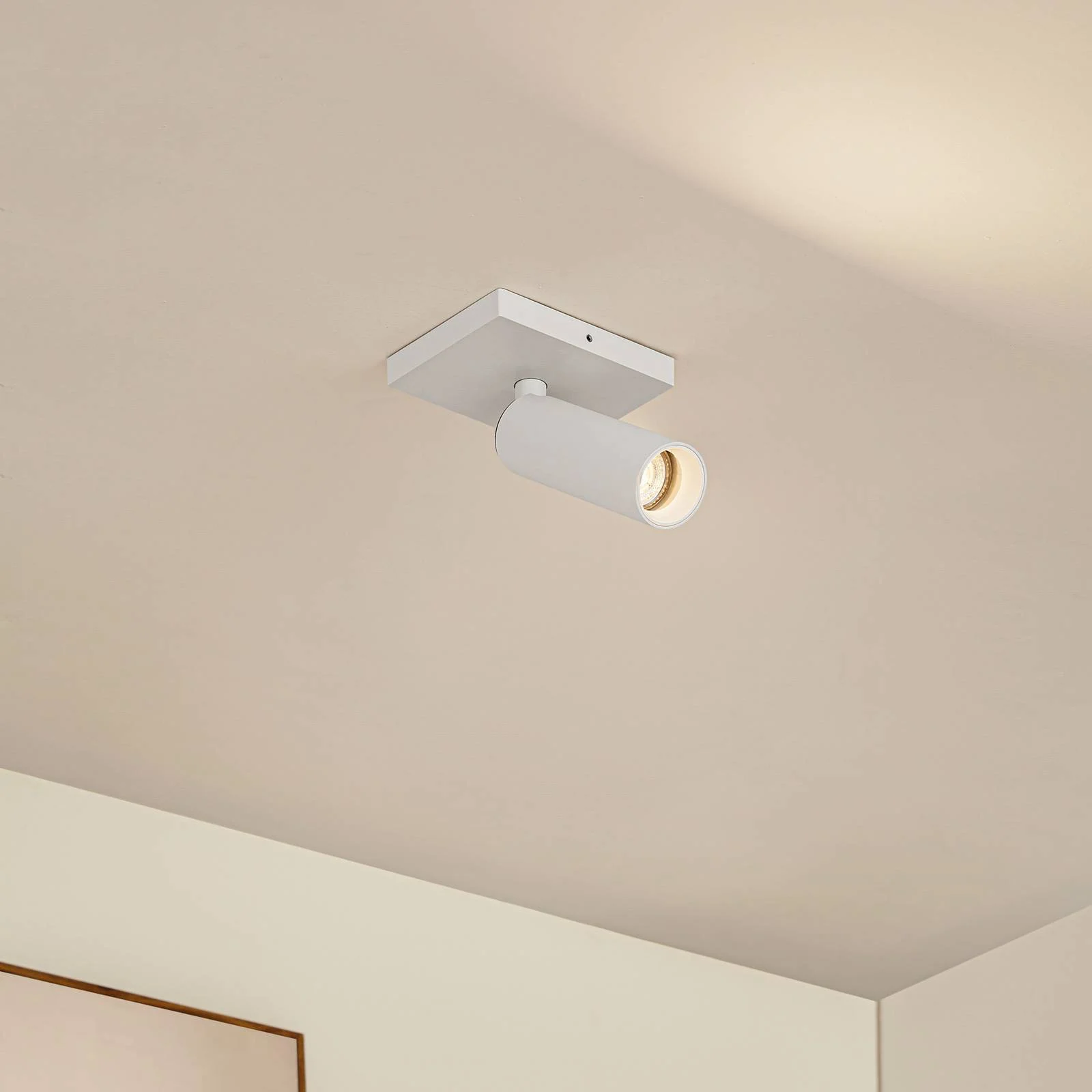 Arcchio Deckenstrahler Brinja Slim, weiß, 1-flg., GU10 MR11 günstig online kaufen