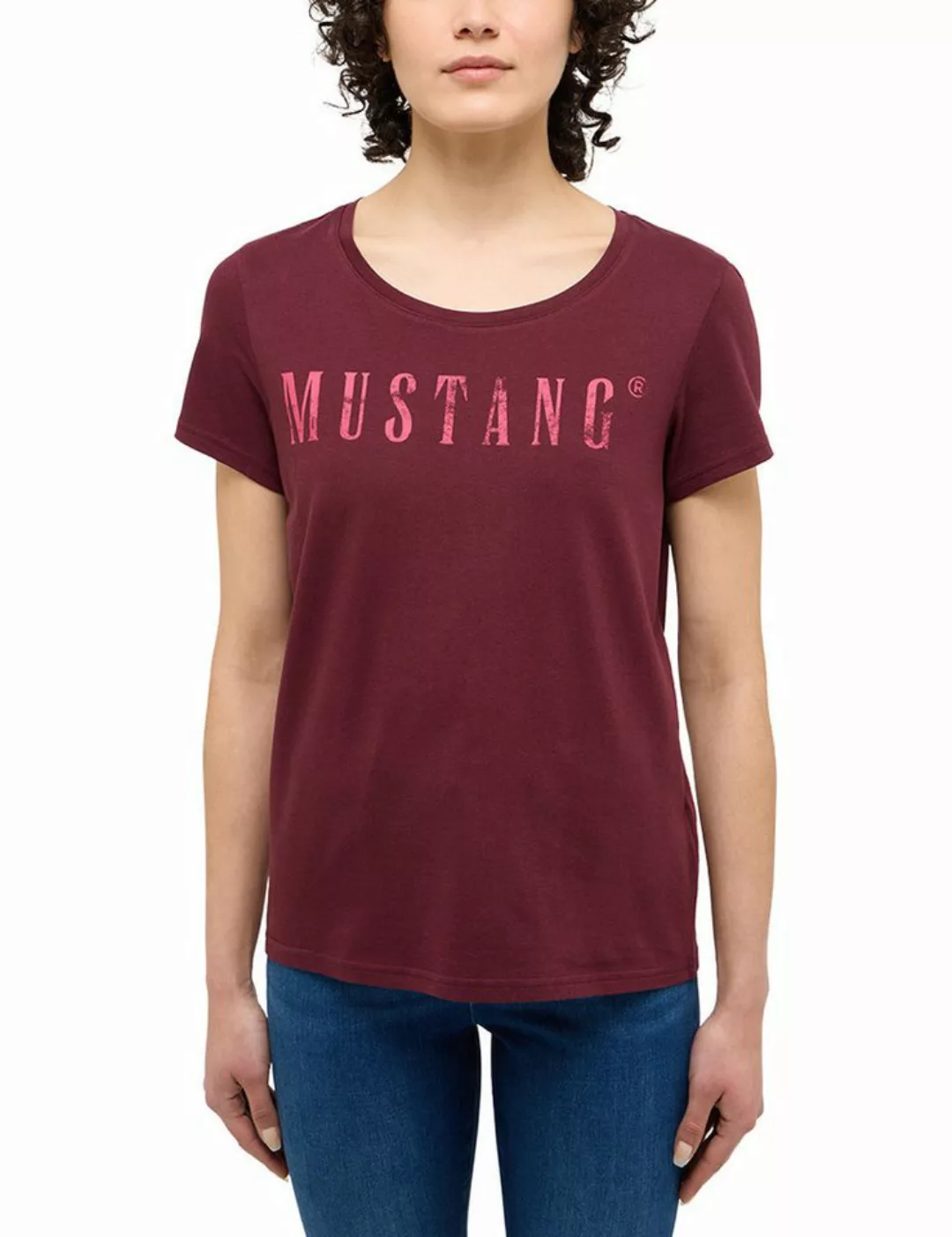 MUSTANG Kurzarmshirt "T-Shirt" günstig online kaufen