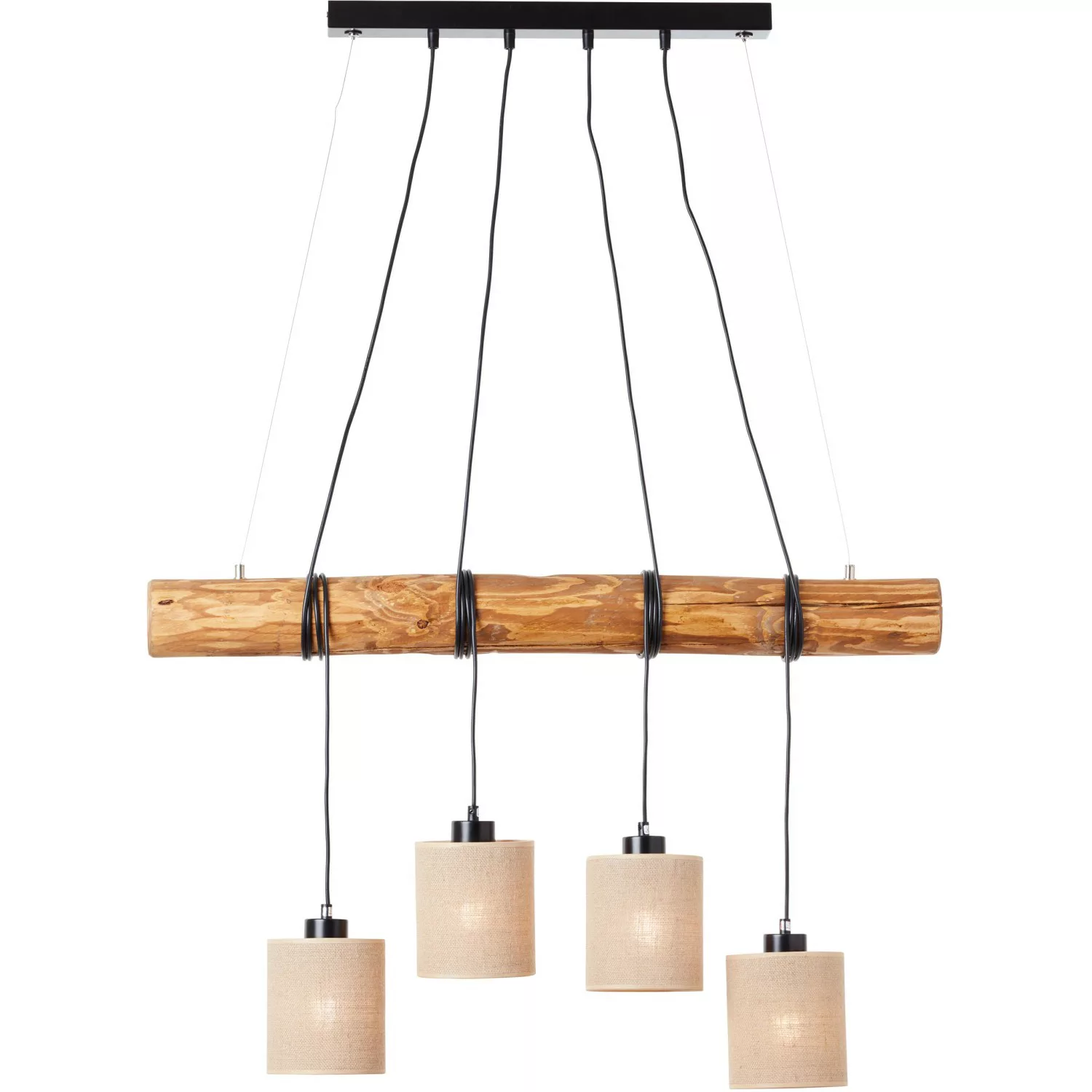 Brilliant Pendelleuchte Vander FSC®-Holz Kiefer-Braun günstig online kaufen