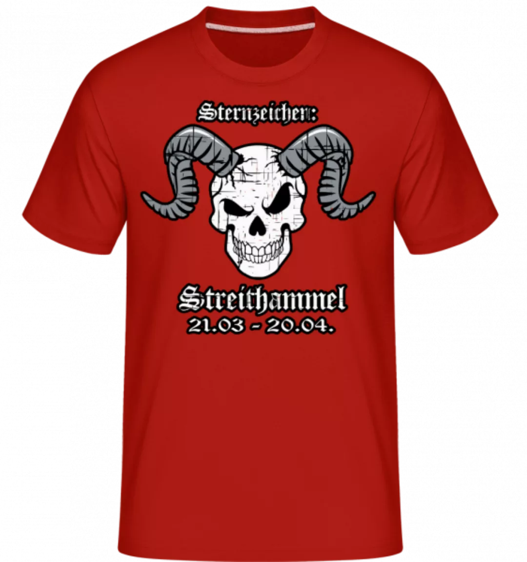 Metal Sternzeichen Strithammel · Shirtinator Männer T-Shirt günstig online kaufen