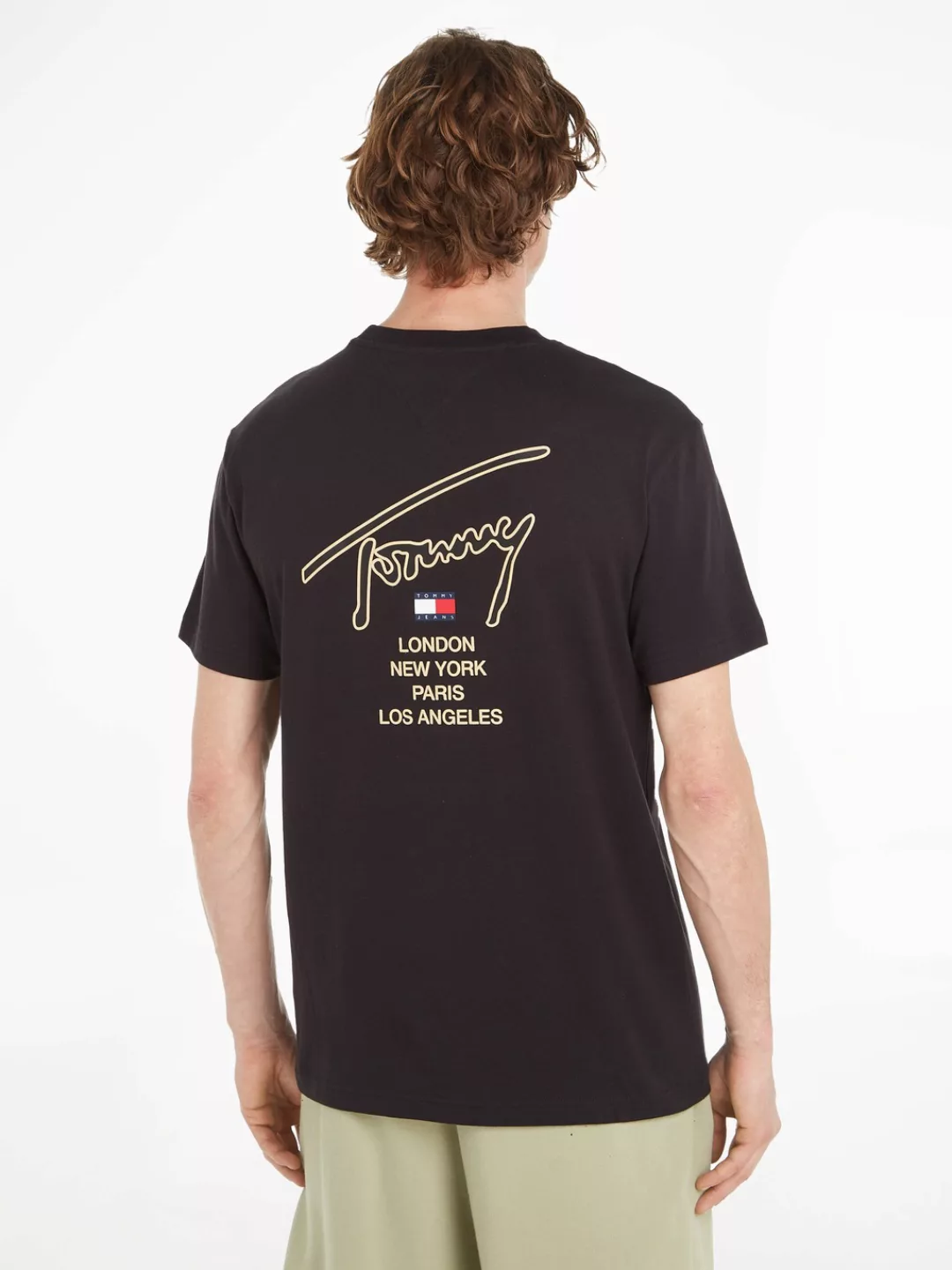 Tommy Jeans T-Shirt TJM CLSC GOLD SIGNATURE BACK TEE günstig online kaufen