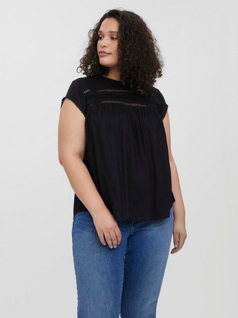 Vero Moda Curve Blusenshirt VMDEBBIE PLEAT S/L TOP WVN GA CURVE NOOS günstig online kaufen