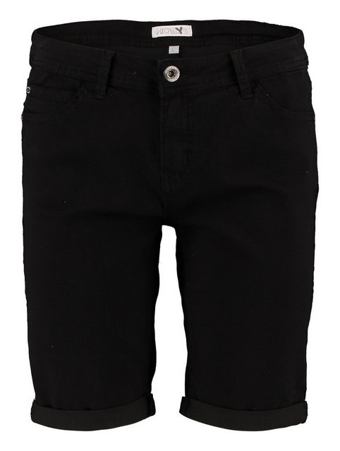 HaILY’S Boyfriend-Jeans Shorts Denim Mid Waist Bermudas 7446 in Schwarz günstig online kaufen