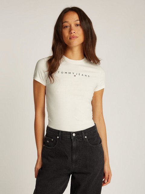 Tommy Jeans Curve T-Shirt TJW SLIM LINEAR TEE EXT in Große Größen günstig online kaufen