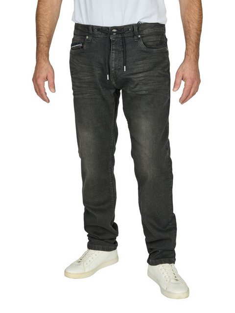 DENIMFY Sweat Jeans Herren Stretch Straight Fit DFAlvin günstig online kaufen