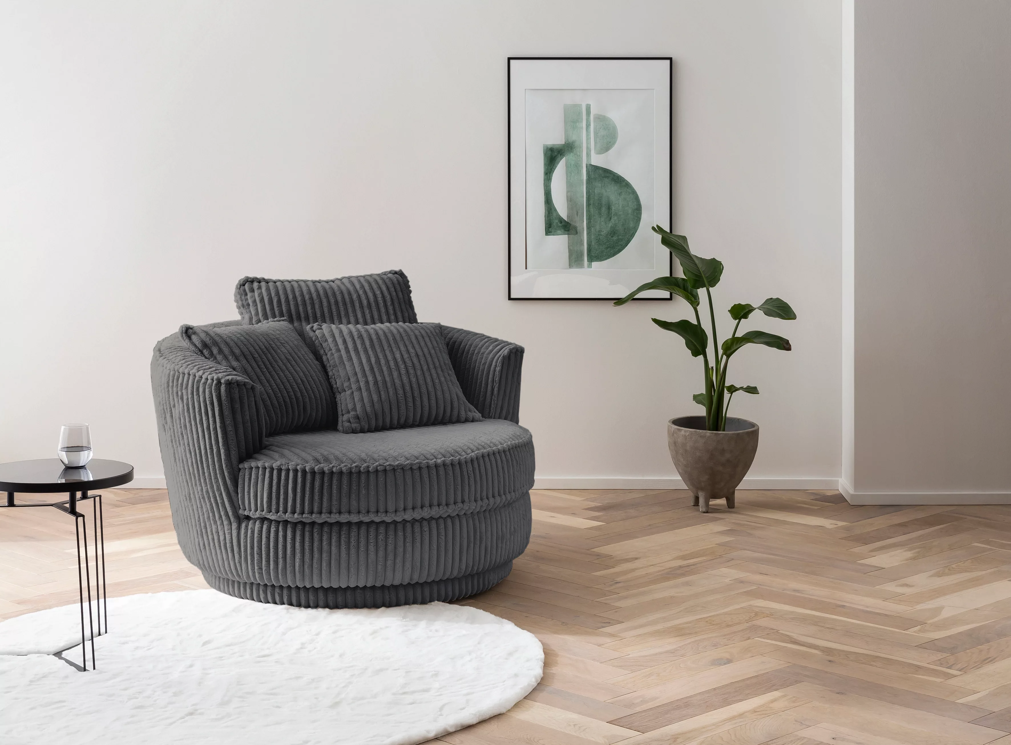 Leonique Drehsessel "MAISIE, Love Seat XXL, Lese-Sessel BIG-", Sessel in ME günstig online kaufen