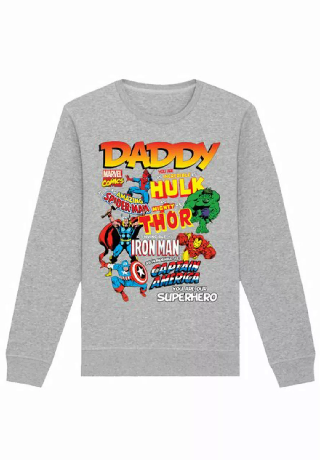 F4NT4STIC Sweatshirt Marvel Comics Our Dad Superhero Premium Qualität günstig online kaufen