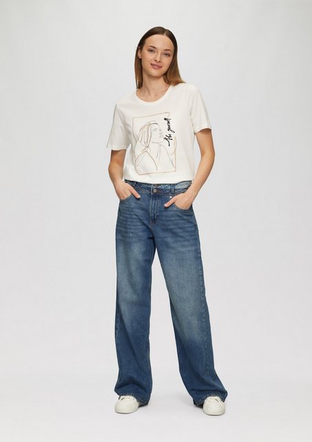 s.Oliver 5-Pocket-Jeans Jeans Suri / Regular Fit / High Rise / Wide Leg Kon günstig online kaufen