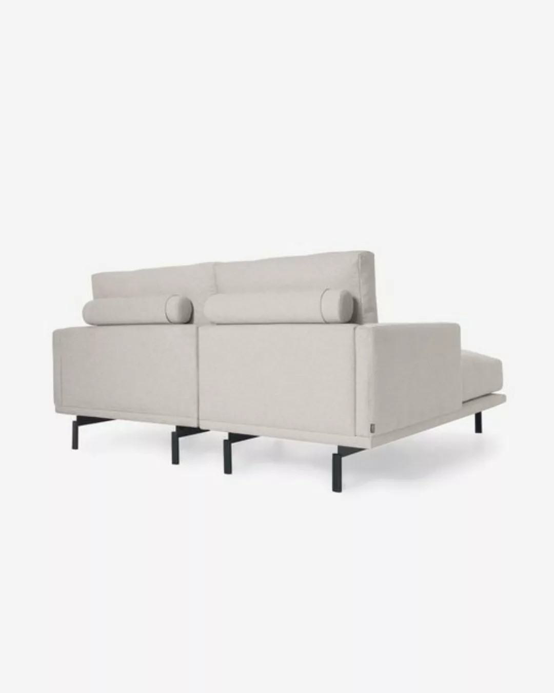 Natur24 Sofa Sofa Galene 3-Sitzer beige mit Longchair links 214cm Sitzgeleg günstig online kaufen