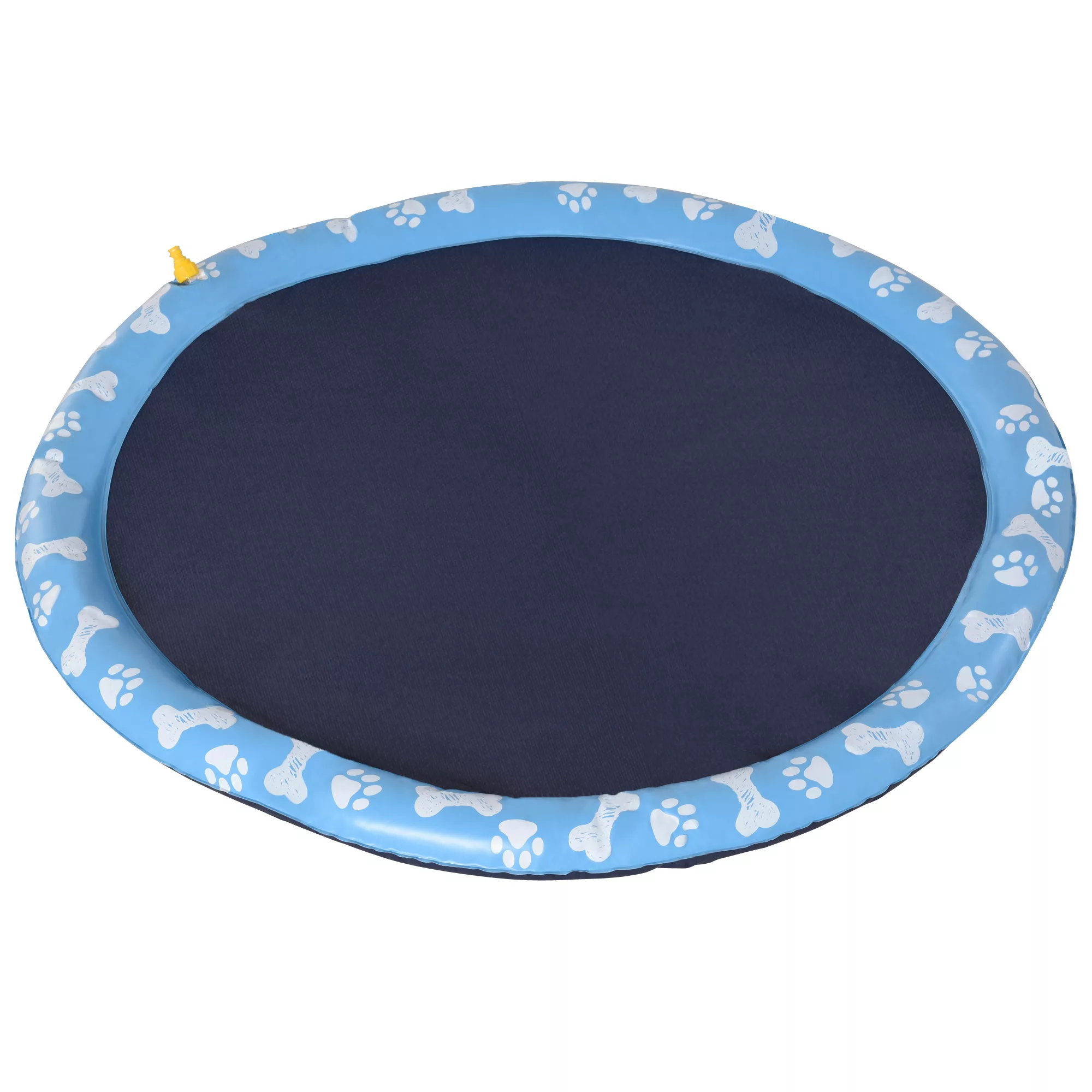 PawHut 170 cm Splash Sprinkler Pad für Hunde Spritz Wasserspiel Matte Wasse günstig online kaufen