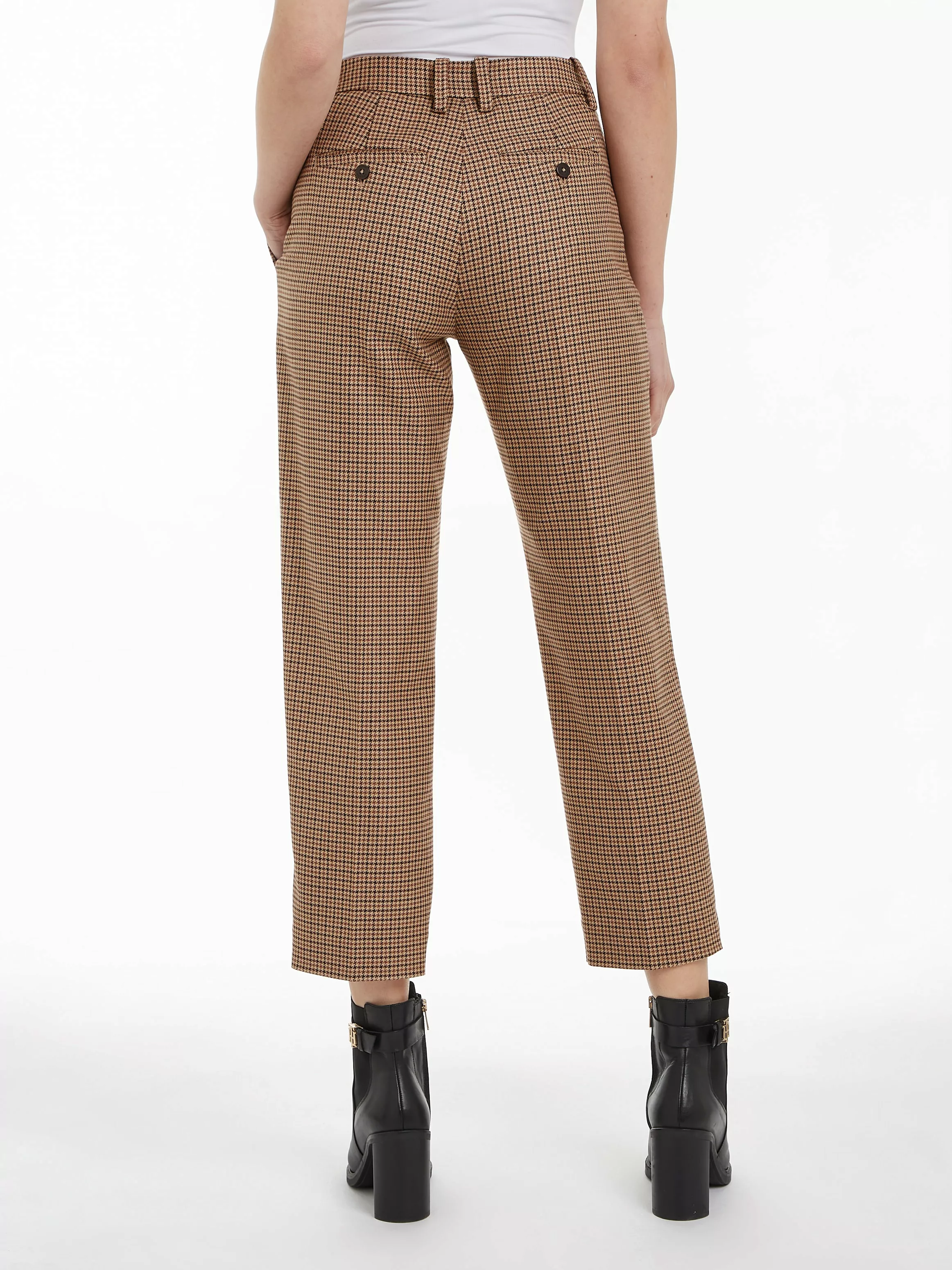 Tommy Hilfiger Webhose CORE CHECK SLIM STRAIGHT PANT im Karodessin günstig online kaufen