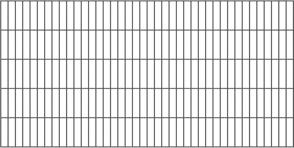 Alberts Doppelstabmattenzaun "Doppelstab-Gittermatte 6/5/6", LxH: 200x100 c günstig online kaufen