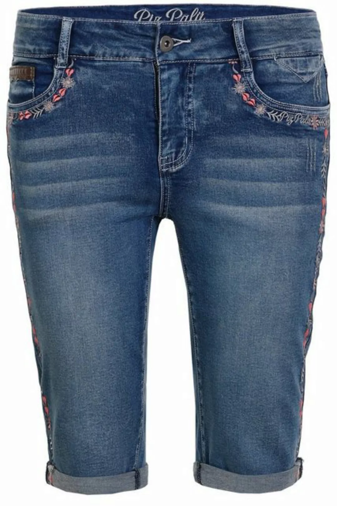 Piz Palü Trachtenjeans Trachtenjeans Damen - HAFENLOHR BERMUDA - denim günstig online kaufen