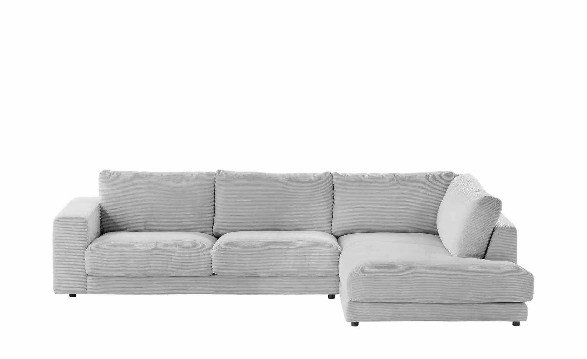 Jette Home Ecksofa Cord Sila ¦ grau ¦ Maße (cm): B: 325 H: 85 T: 224 Polste günstig online kaufen