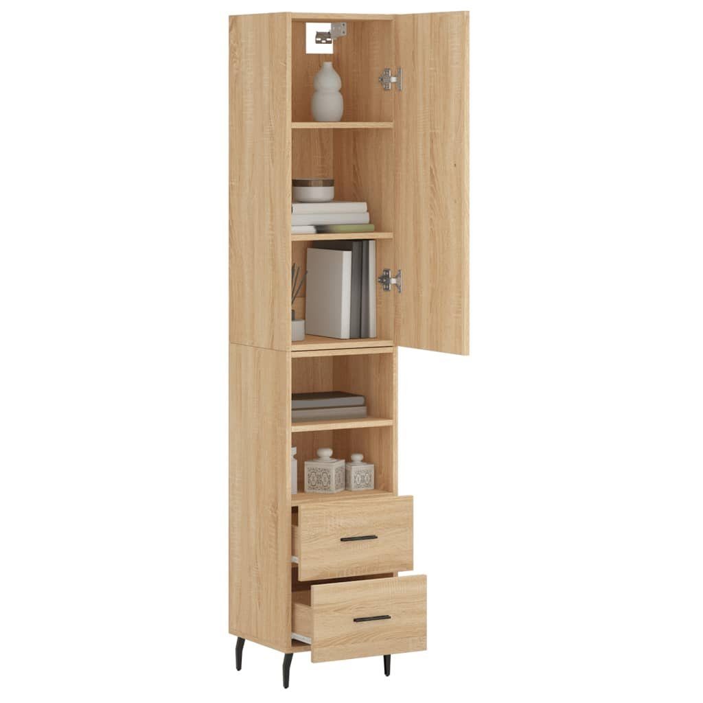vidaXL Highboard Highboard Sonoma-Eiche 34,5x34x180 cm günstig online kaufen
