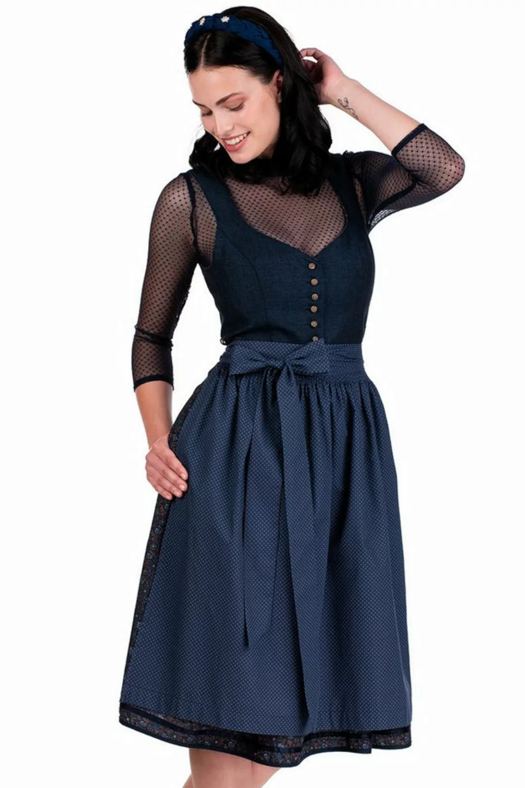 MarJo Dirndl Midi Dirndl 2tlg. - KATHRIN - deep ocean günstig online kaufen