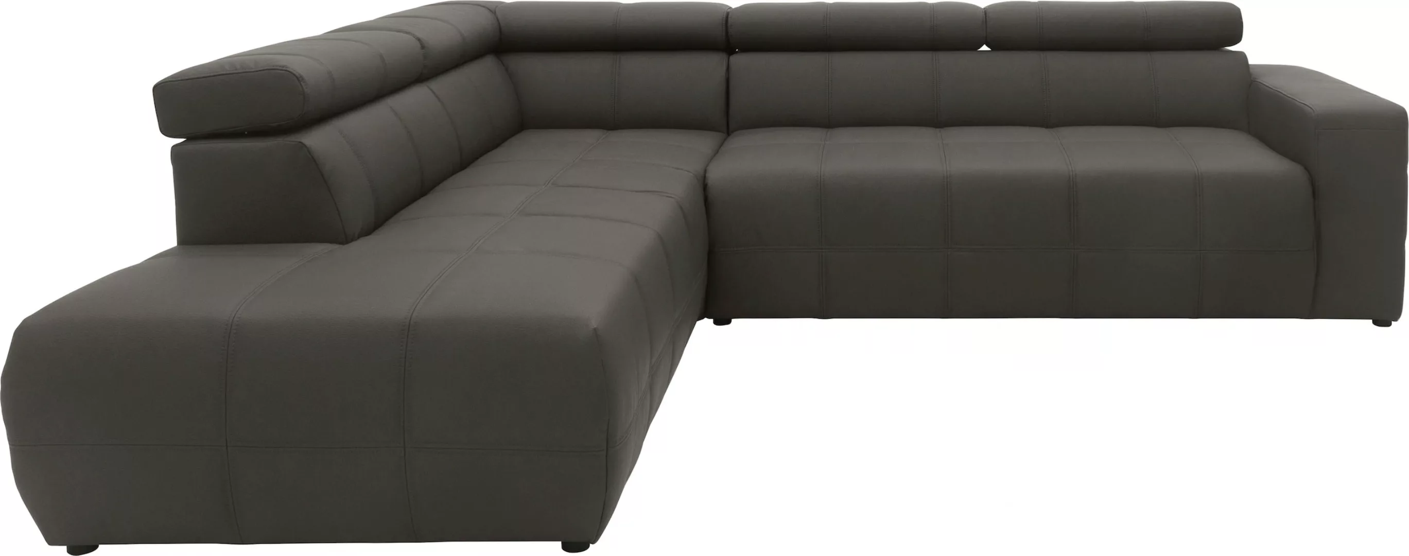 DOMO collection Ecksofa »Brandon L-Form, auch in Leder«, inklusive Kopfteil günstig online kaufen