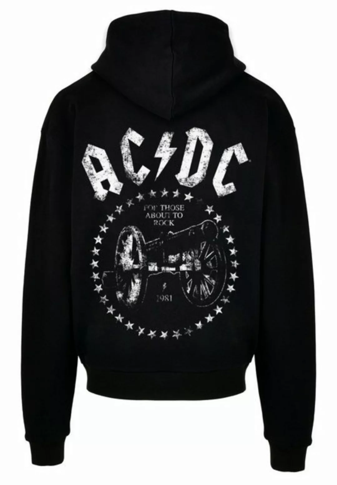 F4NT4STIC Kapuzenpullover PLUS SIZE ACDC We Salute You Cannon Print günstig online kaufen