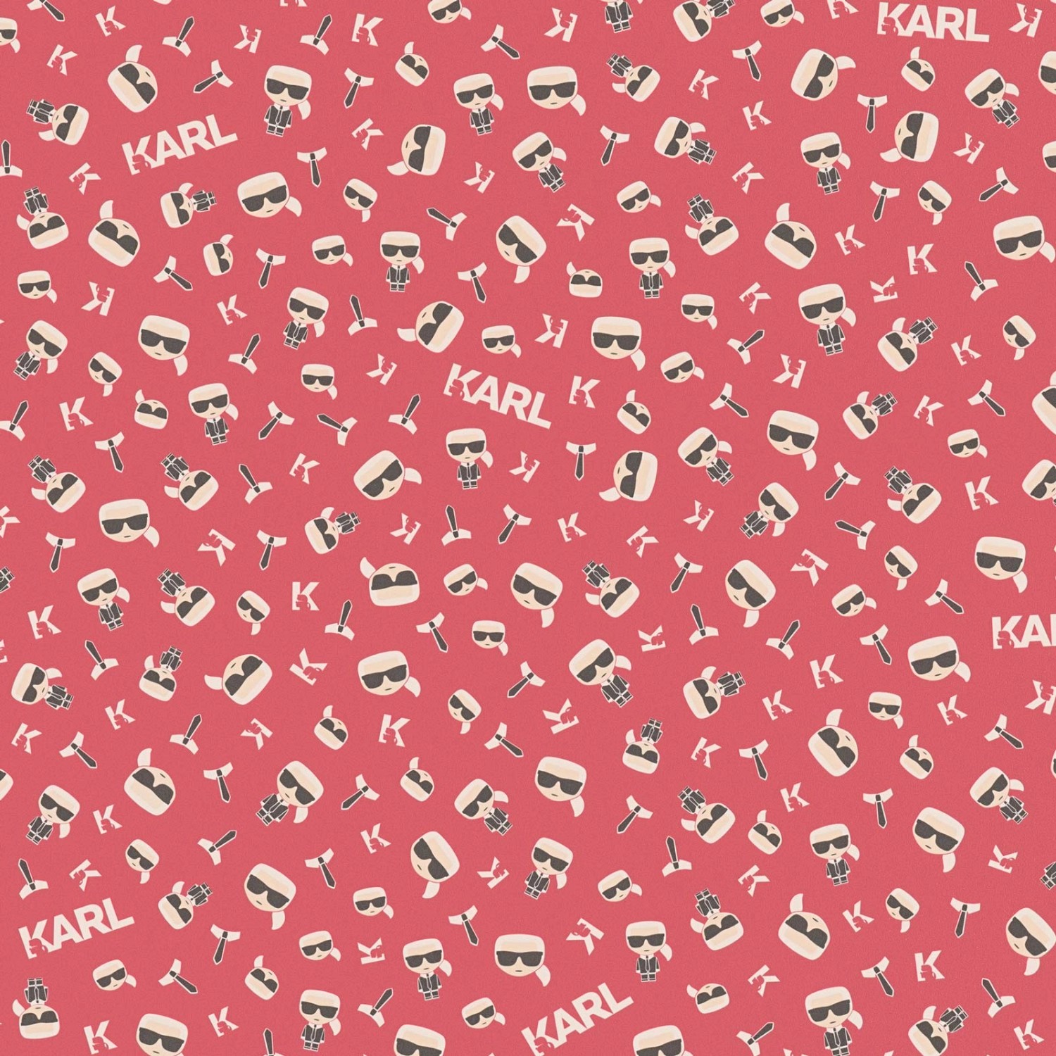 Bricoflor Fashion Tapete in Rot Moderne Vliestapete mit Mode Design in Schw günstig online kaufen