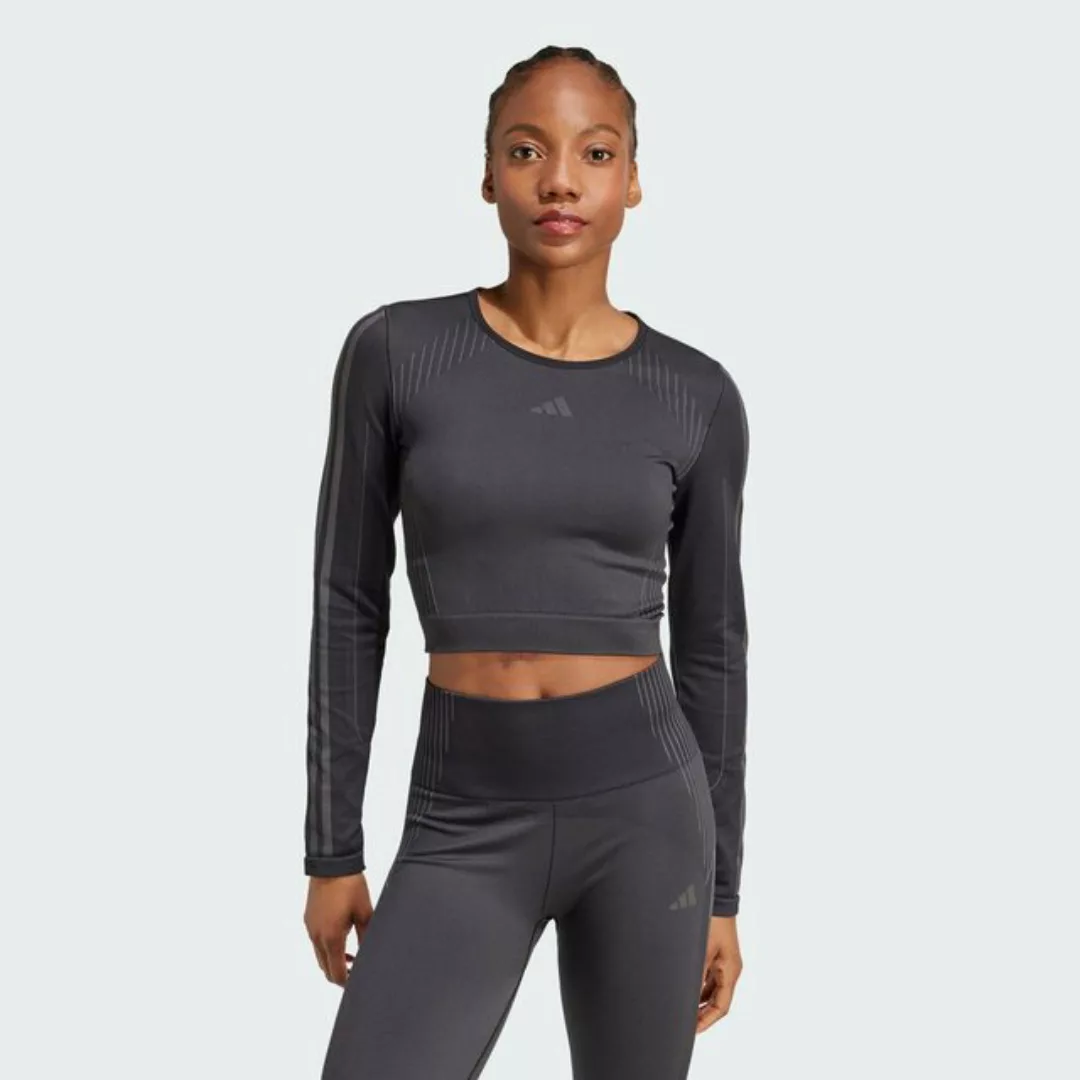 adidas Performance Crop-Top KNIT LONGSLEEVE günstig online kaufen