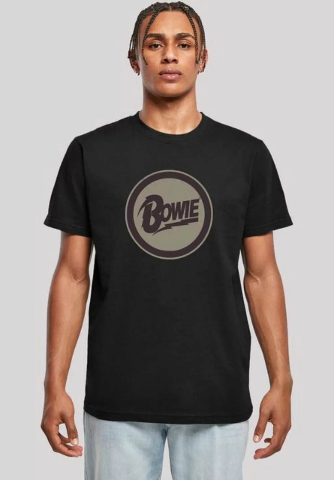 F4NT4STIC T-Shirt David Bowie Logo Herren,Premium Merch,Regular-Fit,Basic,B günstig online kaufen