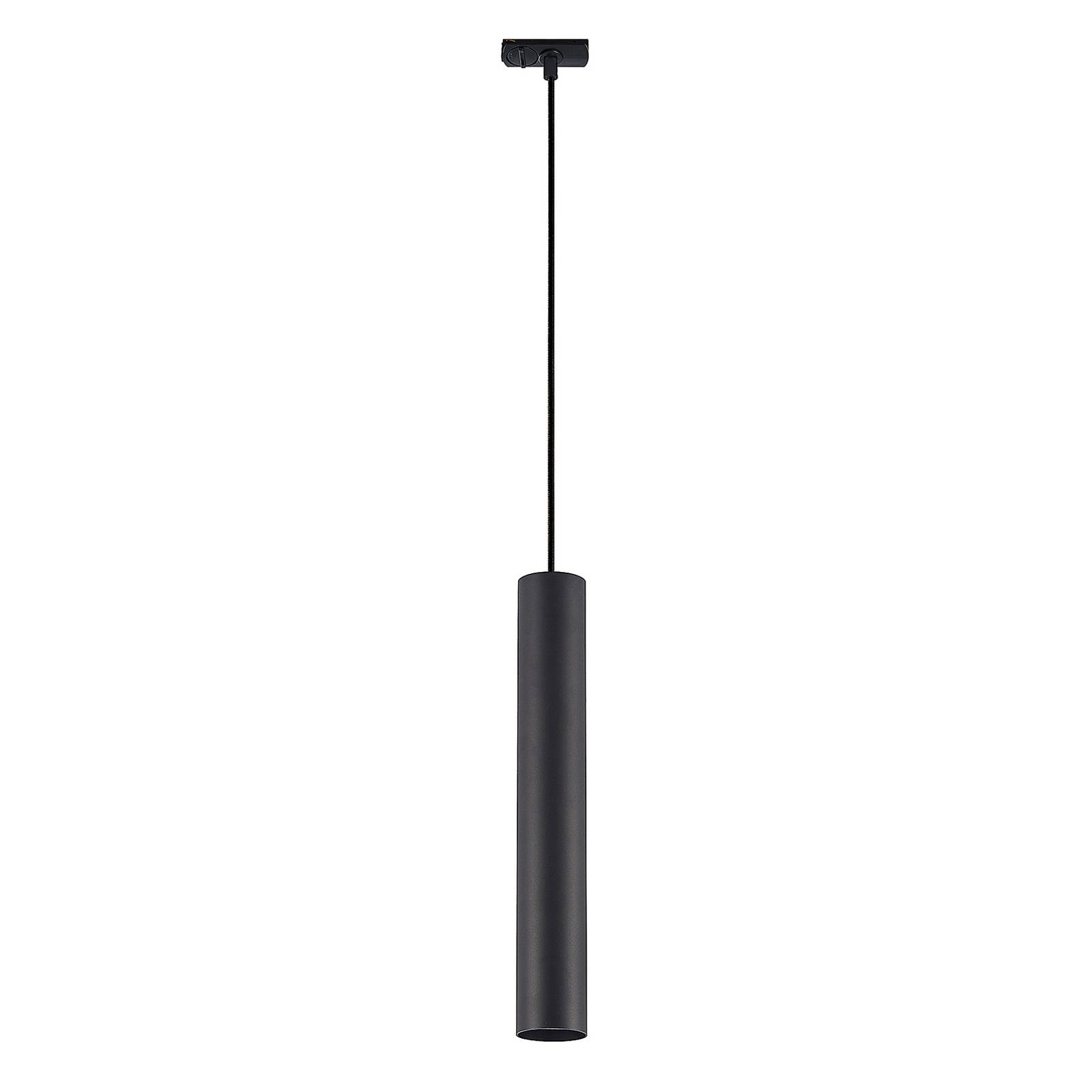 Lindby Linaro Pendellampe 1-Phasen, 40 cm, schwarz günstig online kaufen