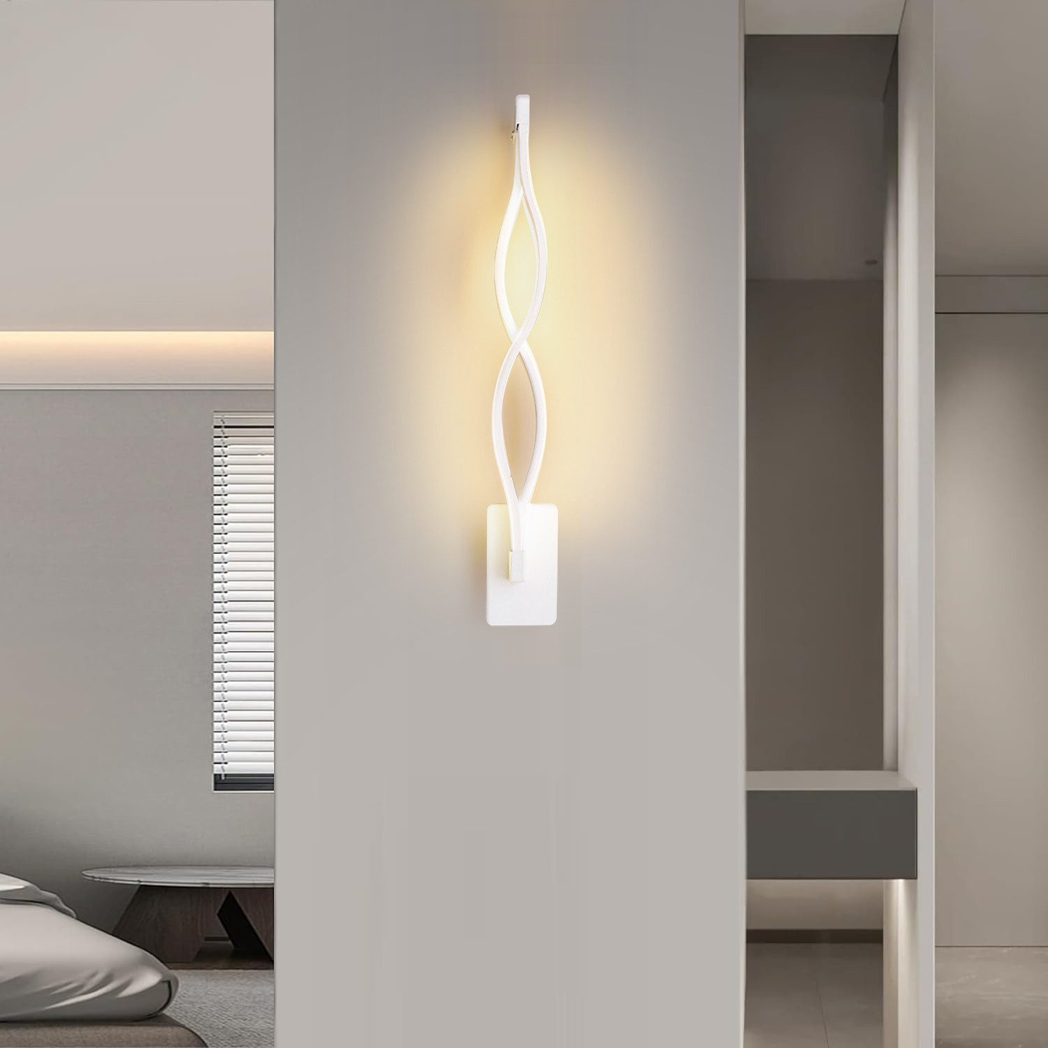 ZEUOPQ LED Wandleuchte Wandlampe Dimmbare LED-Wandleuchte günstig online kaufen