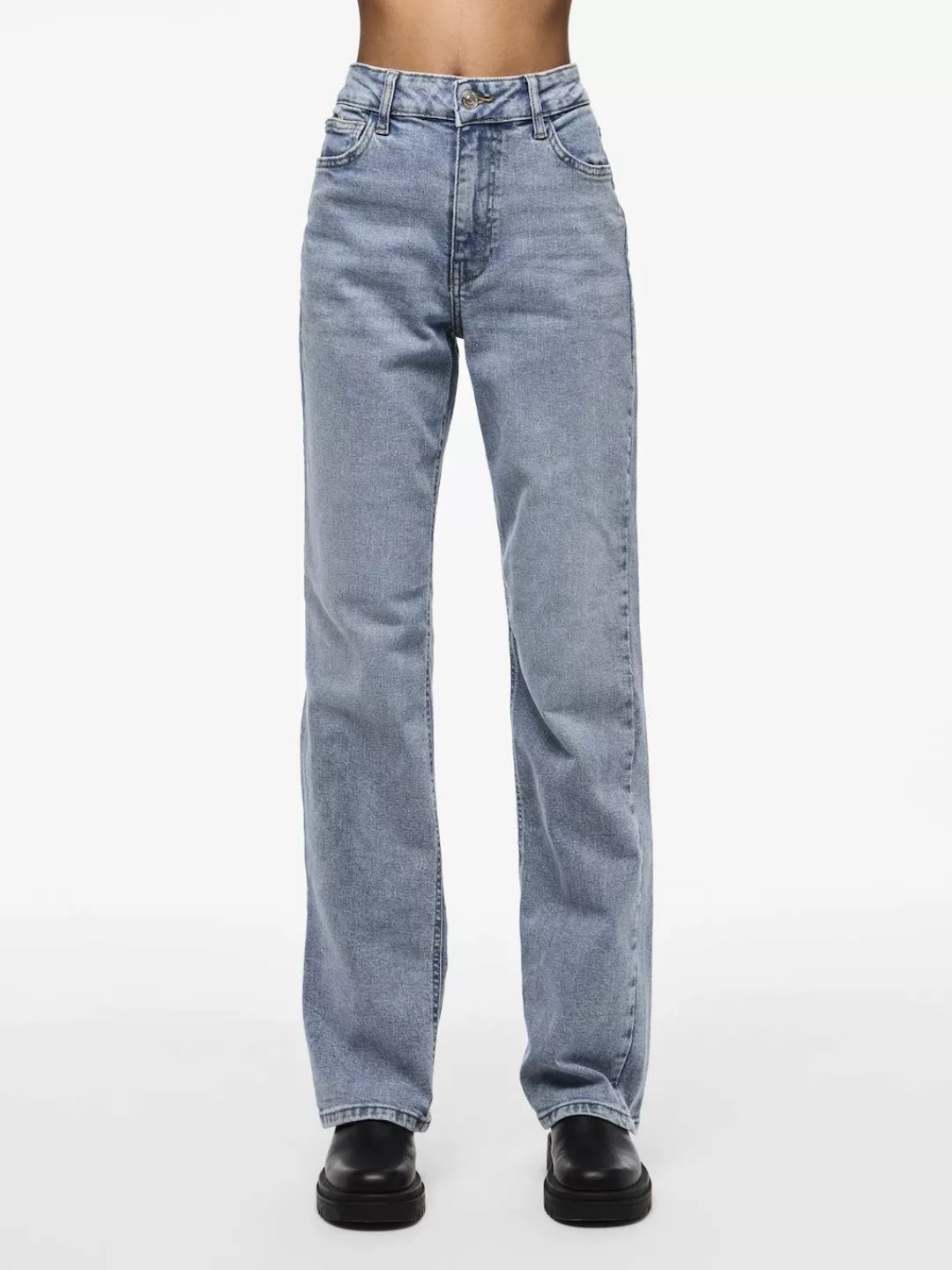 pieces Straight-Jeans "PCKELLY HW STRAIGHT JEANS LB302 NOOS" günstig online kaufen