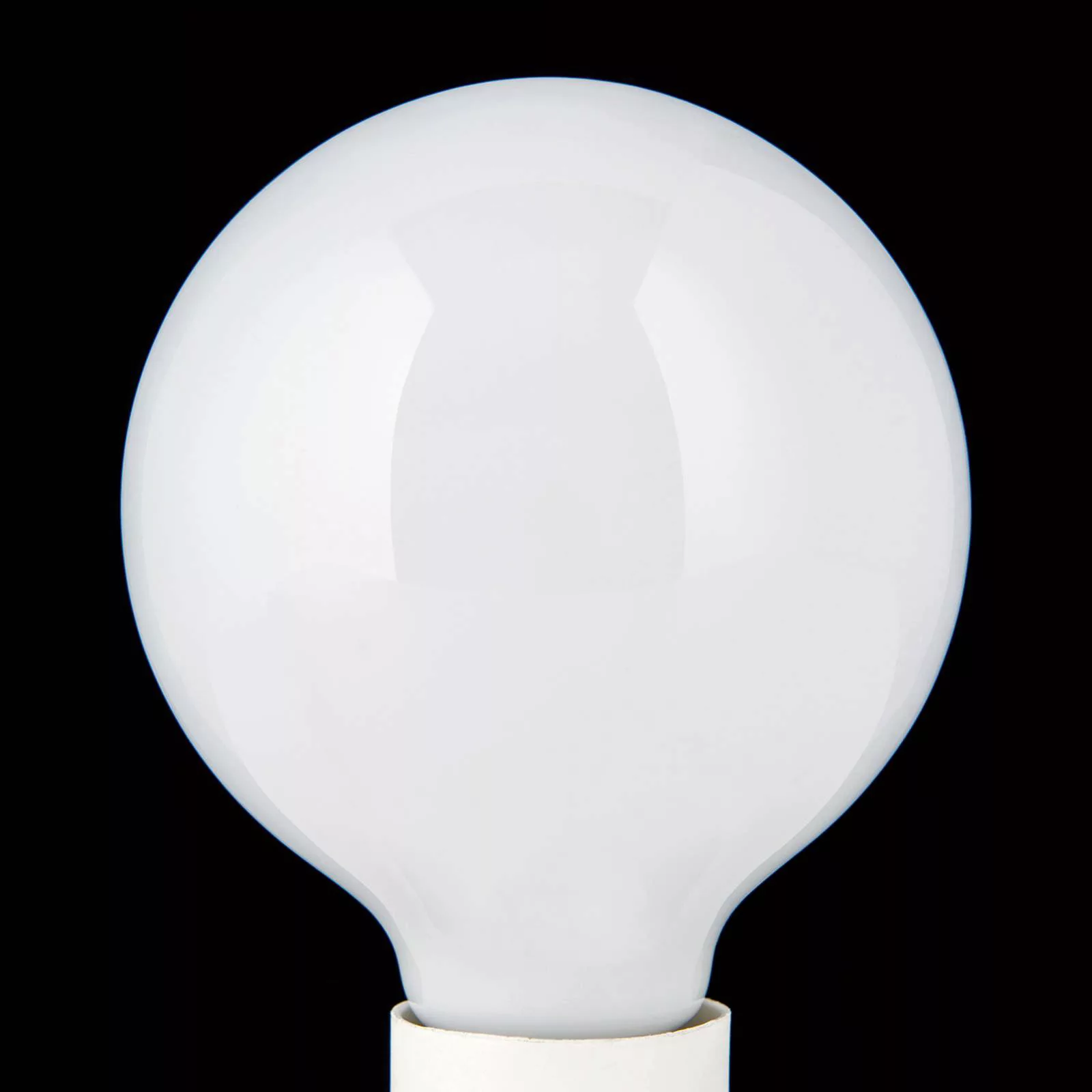 LED-Globelampe E27 8W G95 2.700K opal dimmbar günstig online kaufen