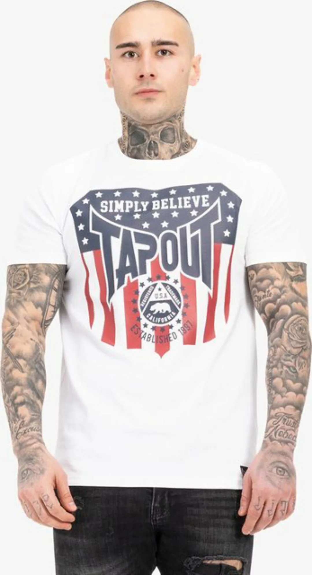 TAPOUT T-Shirt Tapericano T-Shirt normale Passform günstig online kaufen