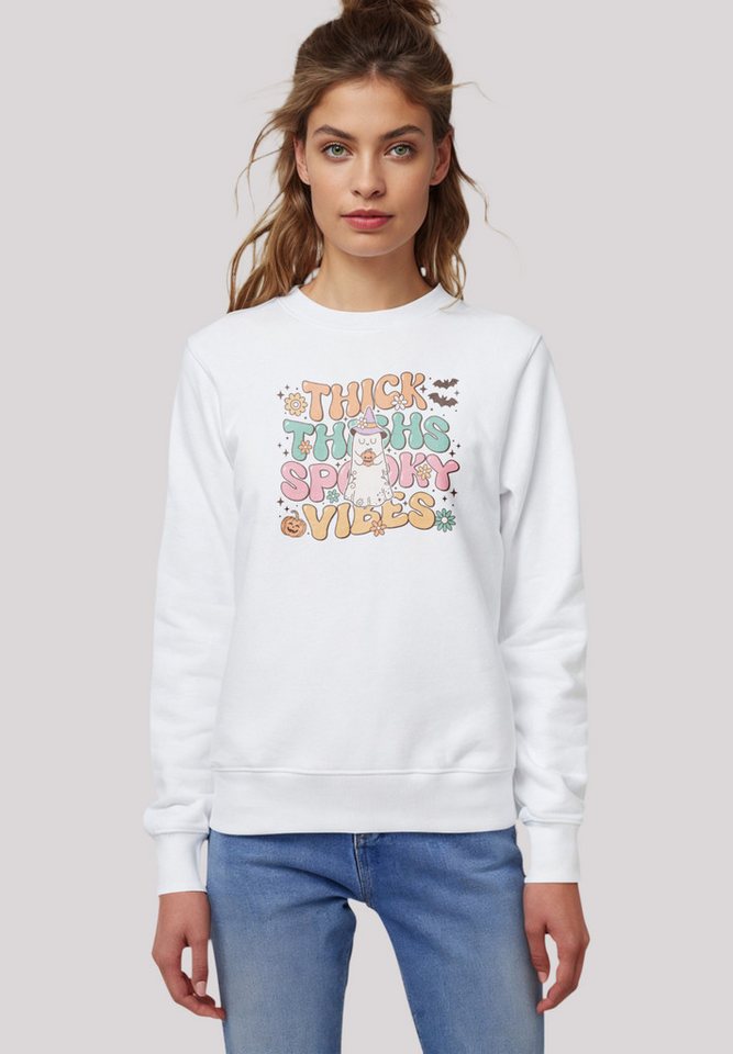 F4NT4STIC Sweatshirt Retro Halloween Thick Thighs Spooky Vibes Premium Qual günstig online kaufen