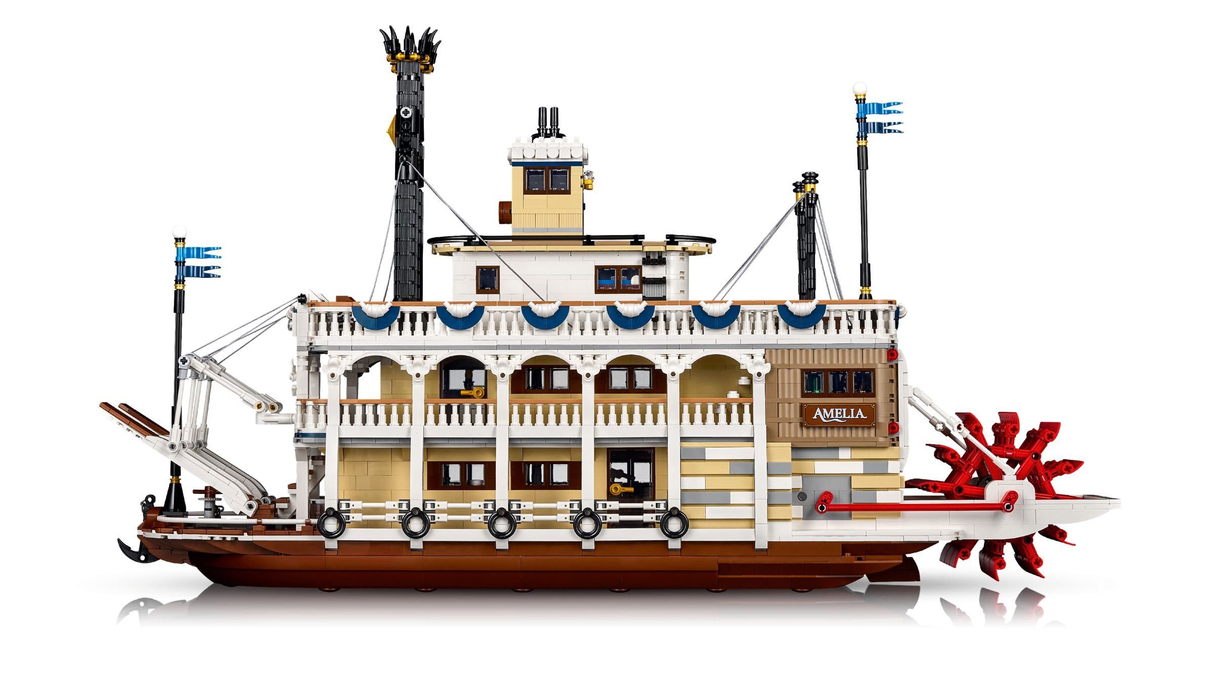 LEGO® Ideas 21356 Flussraddampfer Konstruktionsspielsteine günstig online kaufen