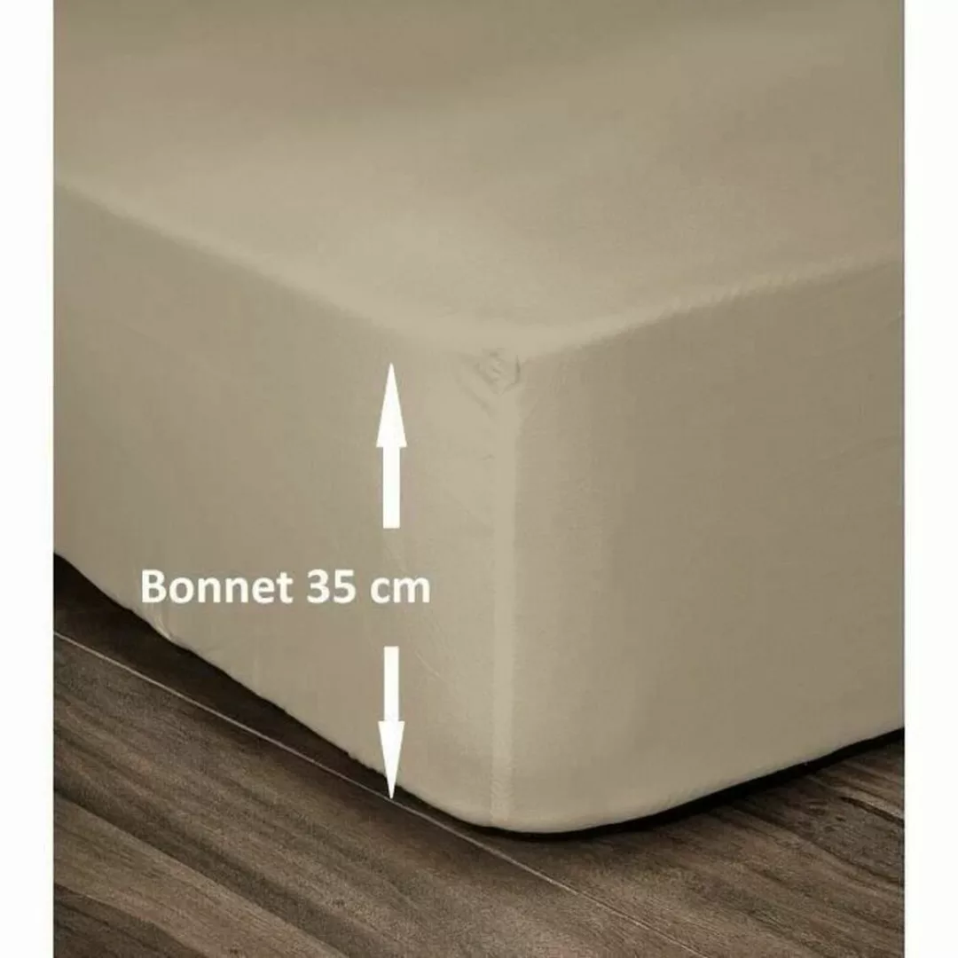 Bettlaken Lovely Home Beige Doppelbett (160 X 200 Cm) günstig online kaufen