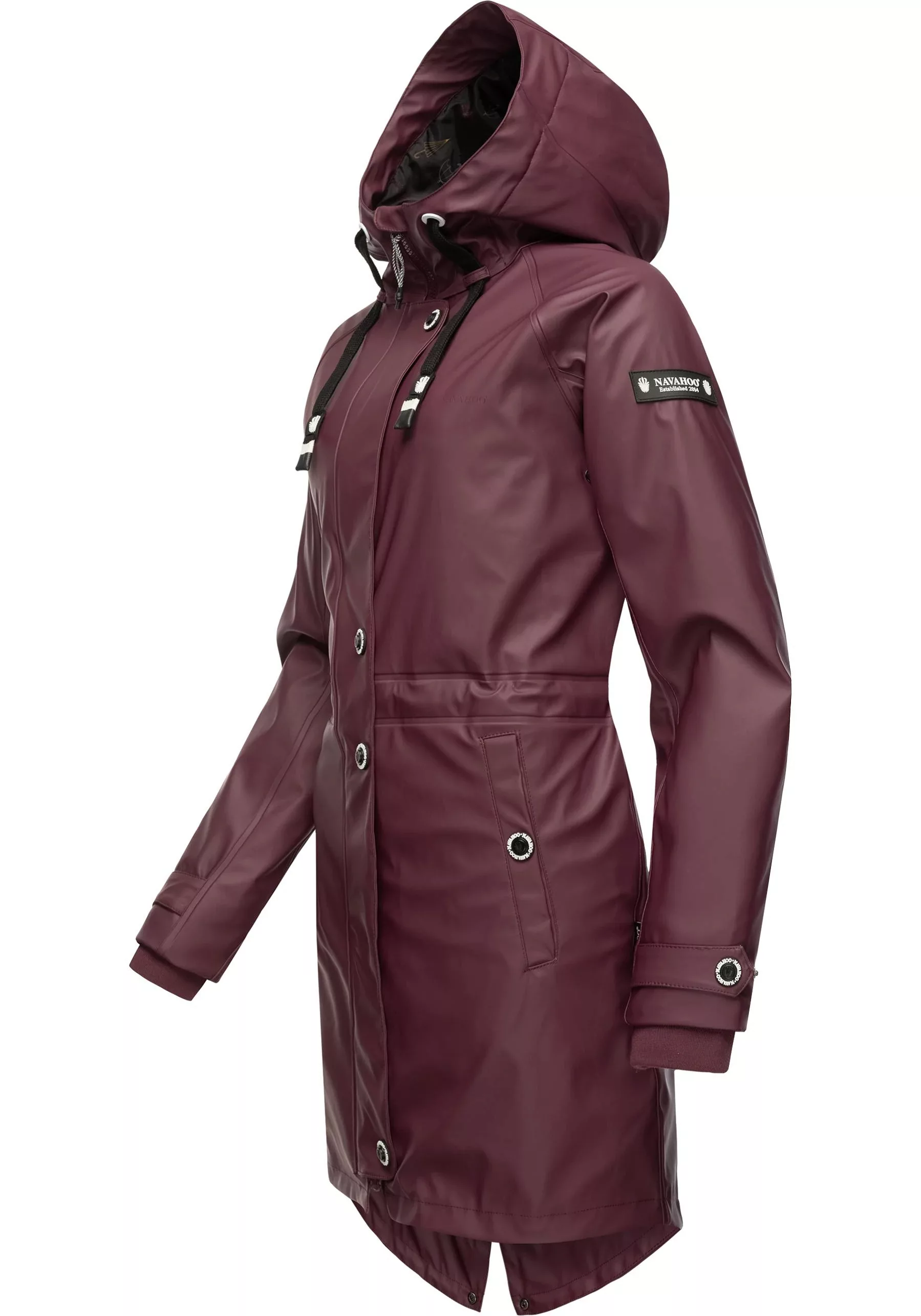 Navahoo Regenjacke "Rainy Flower", mit Kapuze, modischer Damen Regenmantel günstig online kaufen