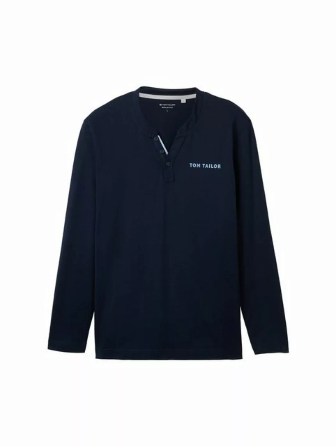 TOM TAILOR T-Shirt Langarmshirt mit Logo Print günstig online kaufen