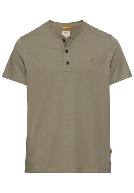 camel active T-Shirt MFO Henley 1/2Arm günstig online kaufen