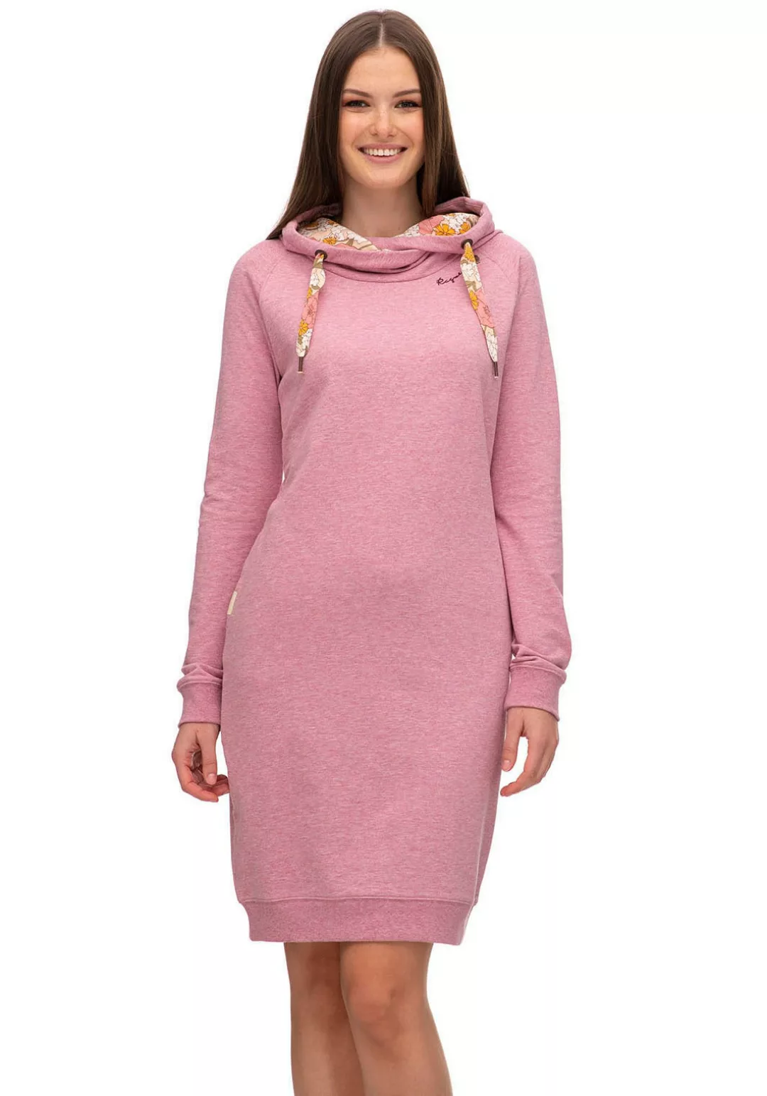 Ragwear Sweatkleid "Kleid DEVVA SWEAT", mit auffälligem Kordelzug günstig online kaufen