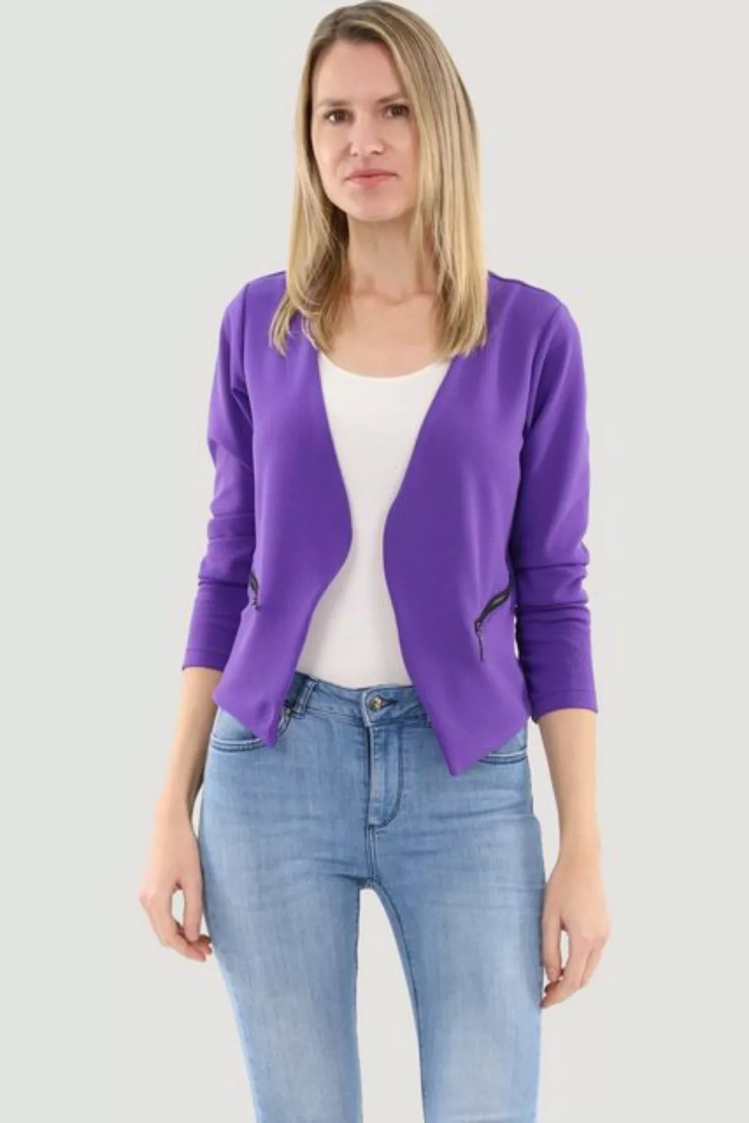 malito more than fashion Jackenblazer 6040 Sweatblazer im Basic-Look günstig online kaufen