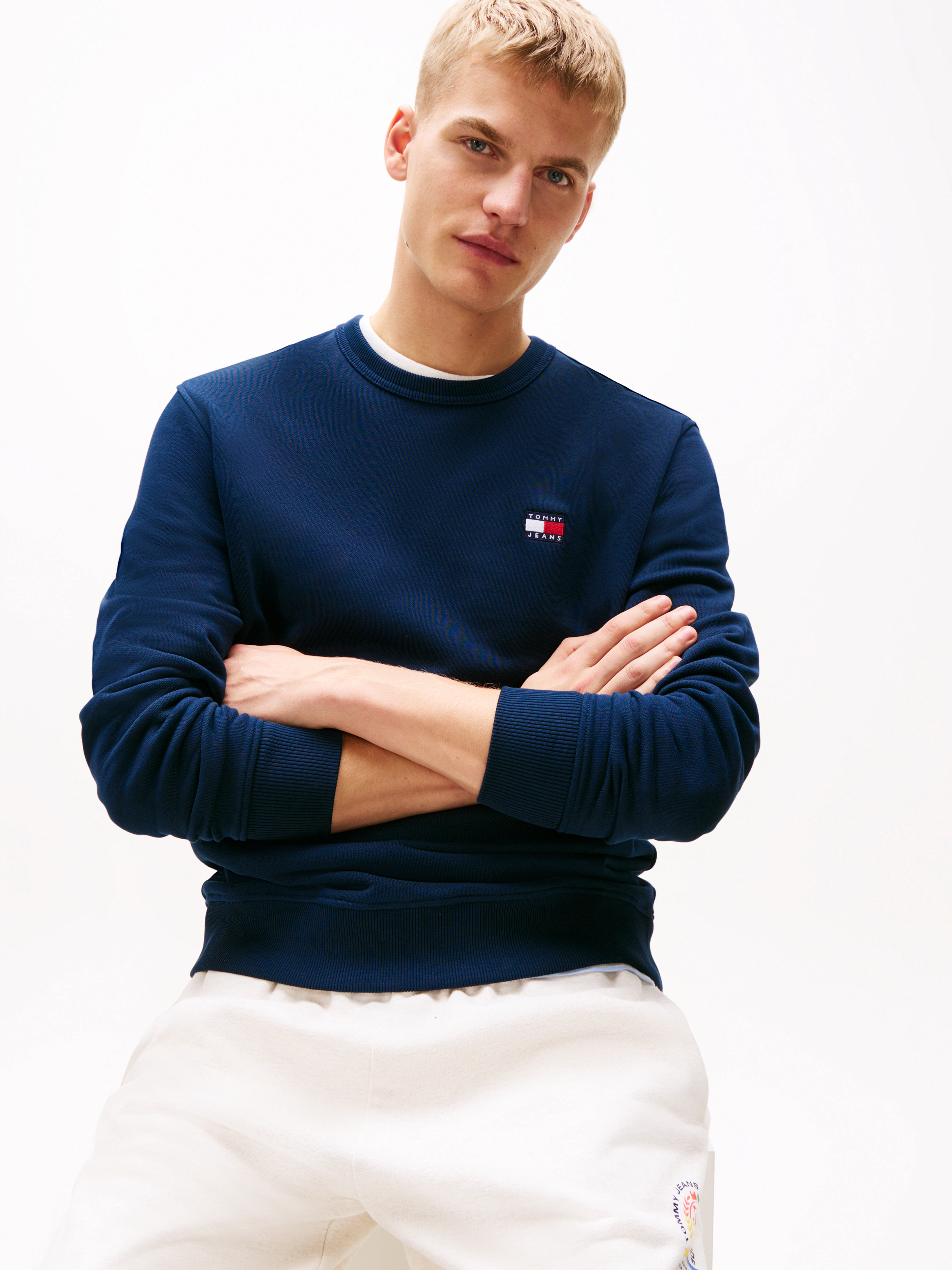 Tommy Jeans Sweatshirt "TJM REG BADGE CREW EXT", Mit Rundhalsausschnitt günstig online kaufen