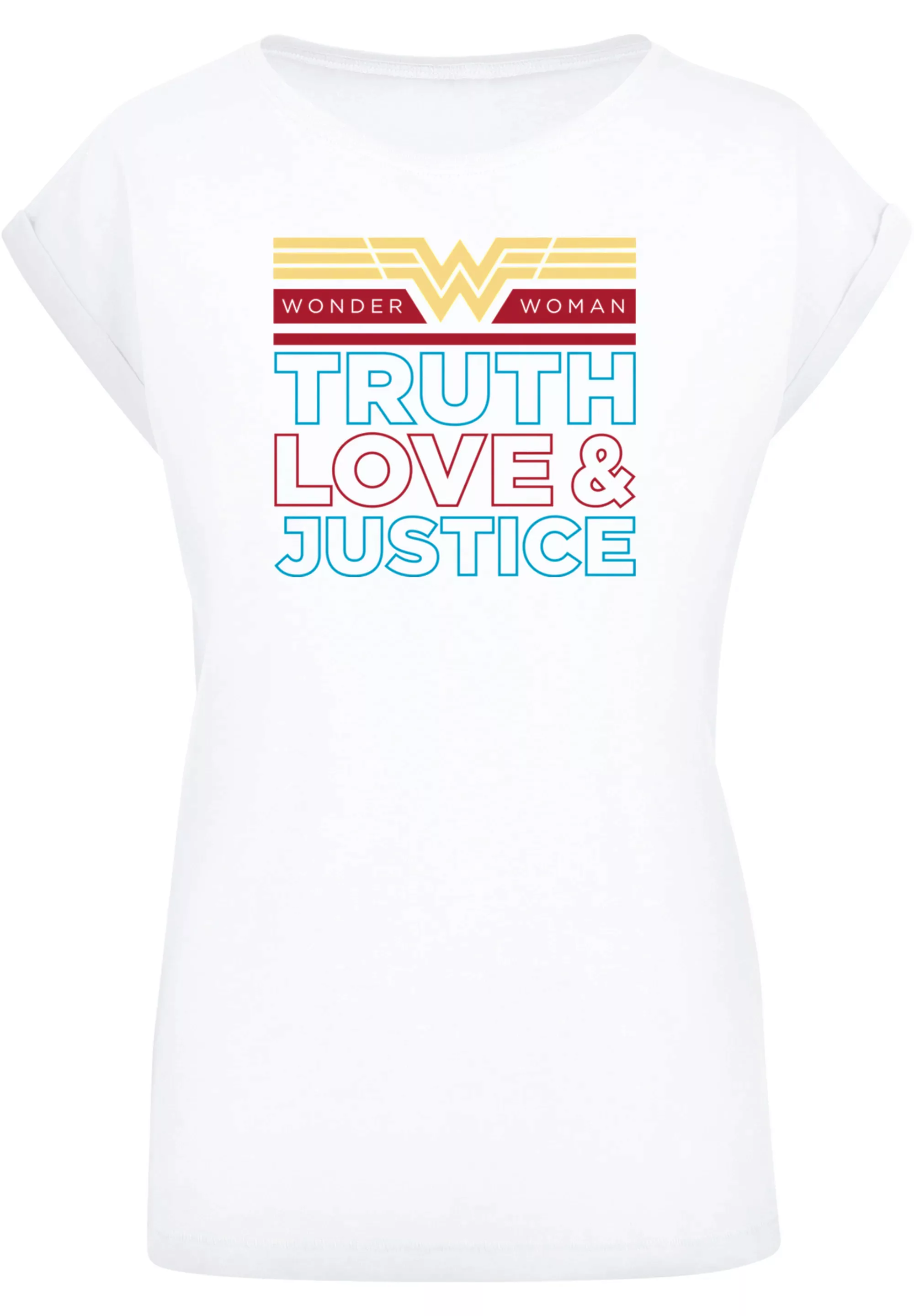 F4NT4STIC T-Shirt "DC Comics Wonder Woman 84 Truth Love And Justice", Print günstig online kaufen