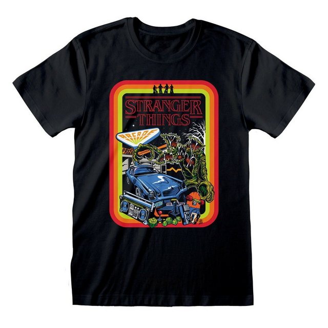Stranger things T-Shirt Stranger Things T-Shirt Retro Border neu Top günstig online kaufen