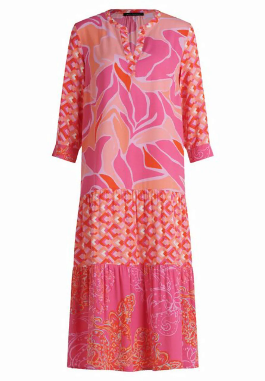 Betty Barclay Sommerkleid Kleid Lang 3/4 Arm, Pink/Rosé günstig online kaufen