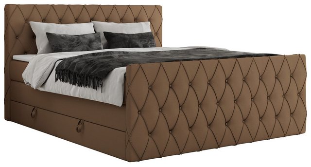 MKS MÖBEL Boxspringbett MIREN KING DUO (Set, Packung, Doppelbett, Kopfteil, günstig online kaufen