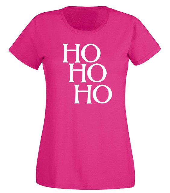 G-graphics T-Shirt HO HO HO Slim-fit Damen T-Shirt mit Weihnachtsmotiv günstig online kaufen